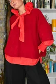 Paloma Tela Poet Blouse Chilli